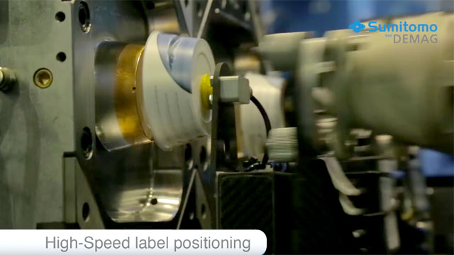 High-Speed In-Mould Labeling packaging under 1.8 seconds -Sumitomo (SHI) Demag